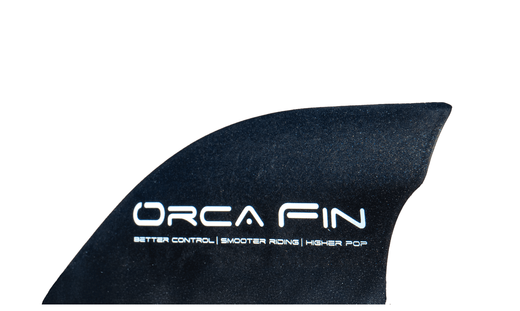 Orca Fin for big air kiteboarding isolated product photo left orientation